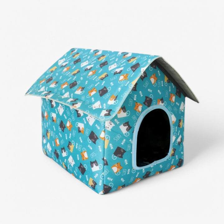 Skanto | Værbestandig Dyrehus "CozyNest" for katter og små hunder