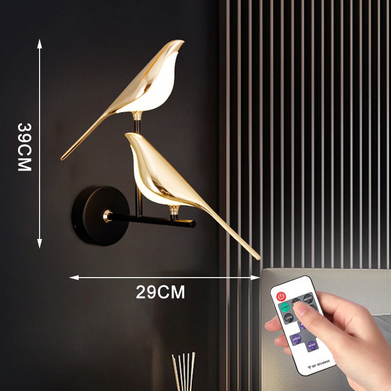 Skanto | Moderne nordisk Veggfugl Lampe