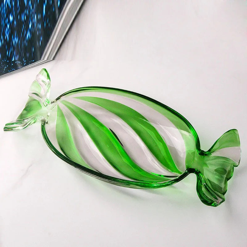 Godteri-formet Glass Snack Tallerken
