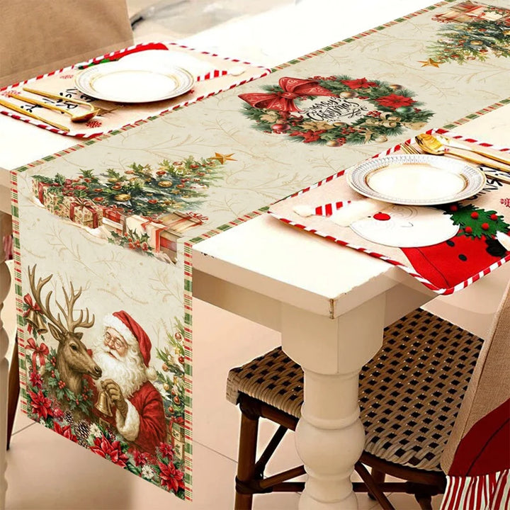 Skanto | Juleløper Festivia | 180×35 cm | Elegant & Festlig | Borddekorasjon for Jul & Nyttår 2025/2026