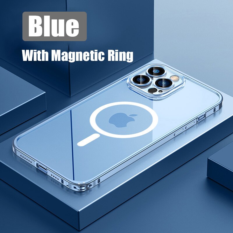 Skanto | Metall Bumper Aluminium Magnetisk Telefon Etui