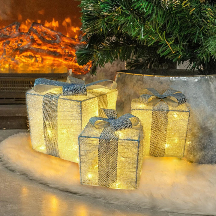 Skanto | HolidayPresents | LED Gaveboks Dekorasjoner