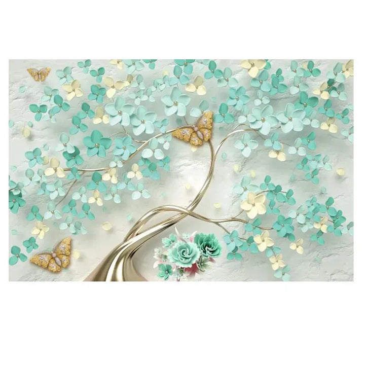 Abstrakt Floral Stor Blomster Petal Trevegg Kunst Fine Art Lærredsutskrifter Bilde For Stue Soverom Salong Kunst Dekor | Skanto