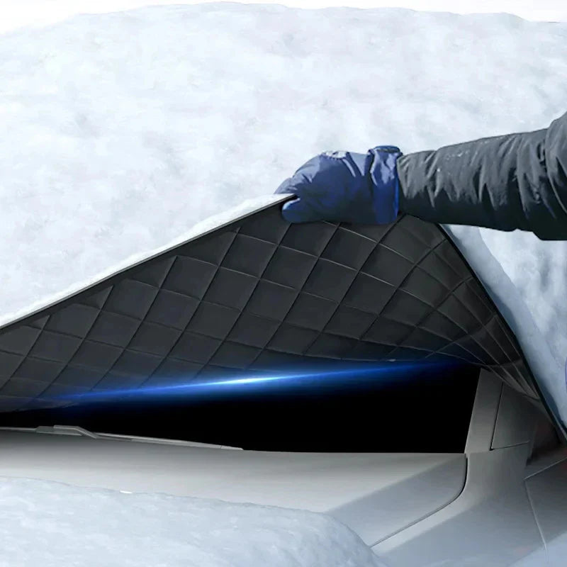 Skanto | Magnetisk bil frontrute deksel FrostGuard Max | Vinter isbeskyttelse & Sommer UV-beskyttelse | Vanntett & Enkel å feste