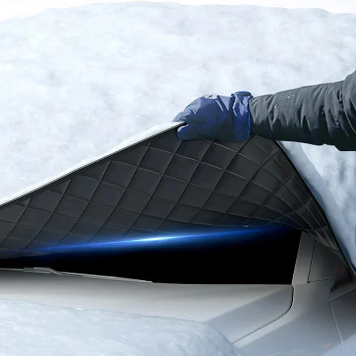 Skanto | Magnetisk bil frontrute deksel FrostGuard Max | Vinter isbeskyttelse & Sommer UV-beskyttelse | Vanntett & Enkel å feste
