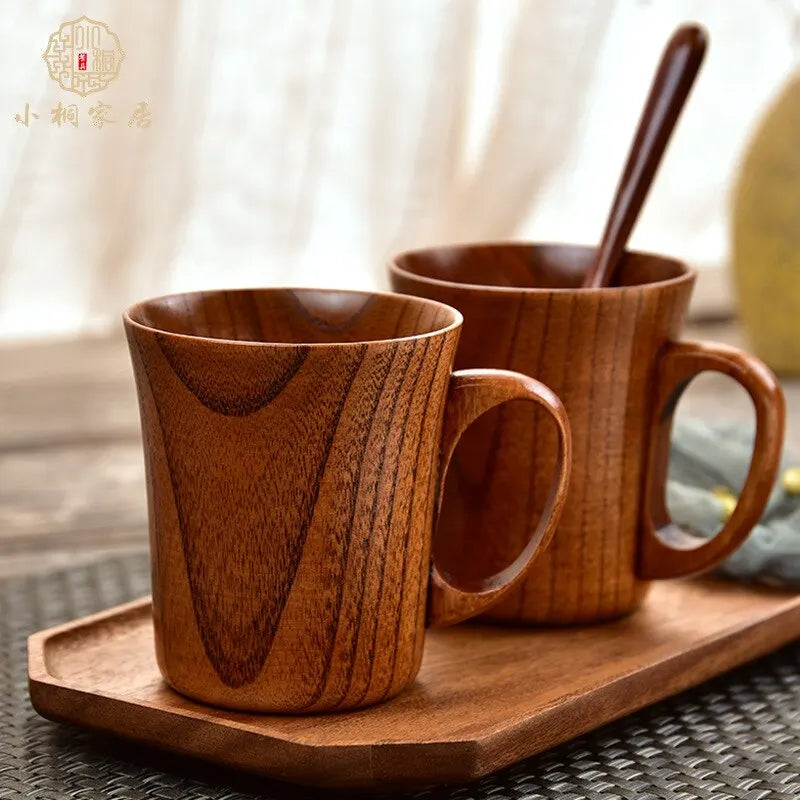 TimberBrew Tre-mug – Håndlaget Hardtre Rustikk Eleganse | Skanto