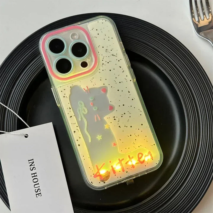 Skanto | Glødende Valp Lysende iPhone-deksel