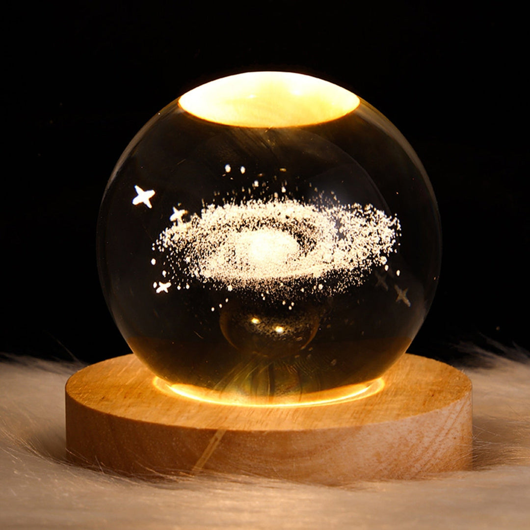 Crystal Light Ball – Fortryllende Glass Ambient Lys for Hjemmet Skanto