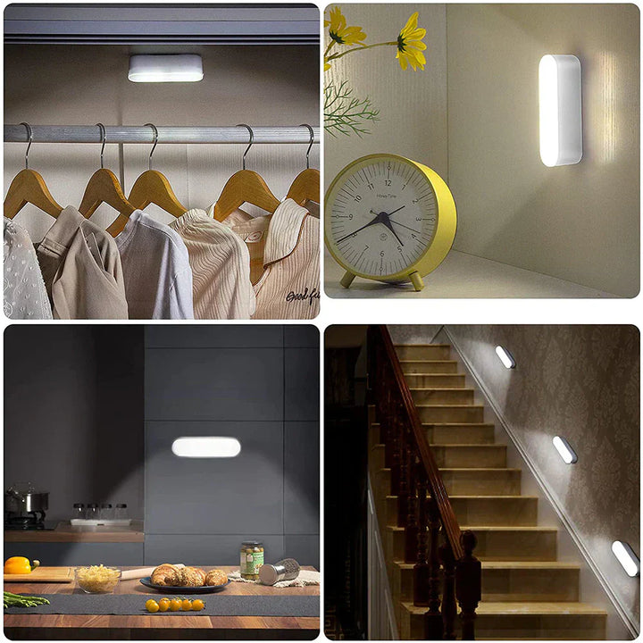 Oppladbar Minimalistisk Oval Vegglampe | Skanto