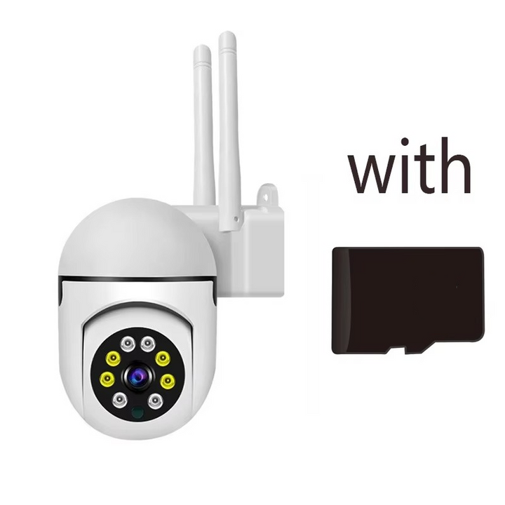 Skanto | 1080P PTZ WiFi sikkerhetskamera med lyd, 4X zoom, nattesyn, vanntett