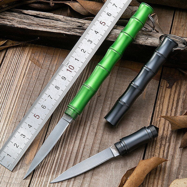 Bamboo Bærbar Selvforsvars Camping Kniv | Skanto