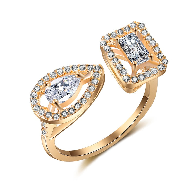 Skanto | Vanndrop Zircon Chic Justerbar Ring