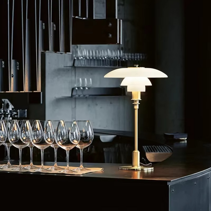 Skanto | Retro Design Glass Bordlampe