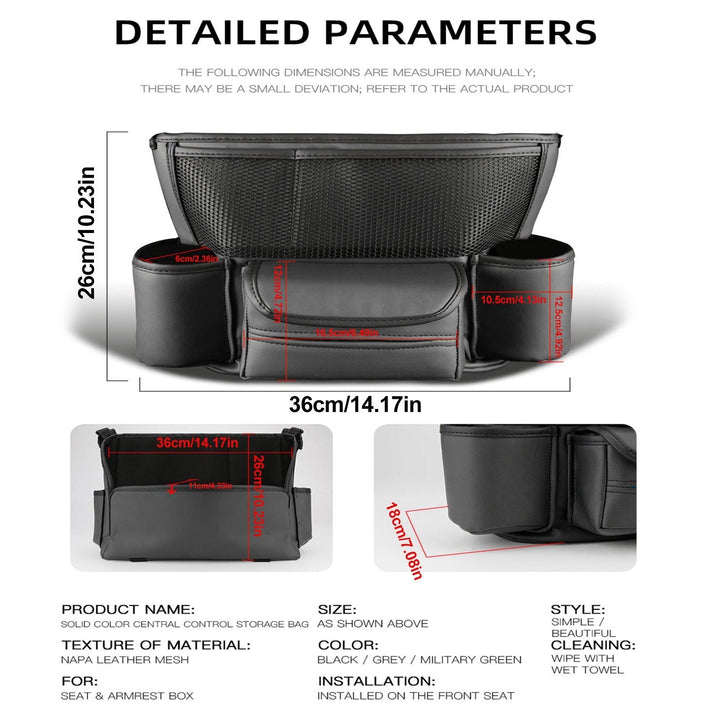 Skanto | Ultimate Bil Konsoll Organizer
