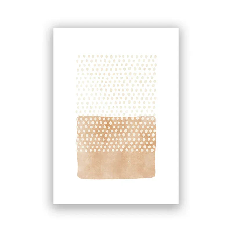 Skygger av Beige Abstrakt Linjekunst Veggkunst Finkunst Lerrettrykk Minimalistiske Bilder for Moderne Stuekunst for Moderne Interiør | Skanto