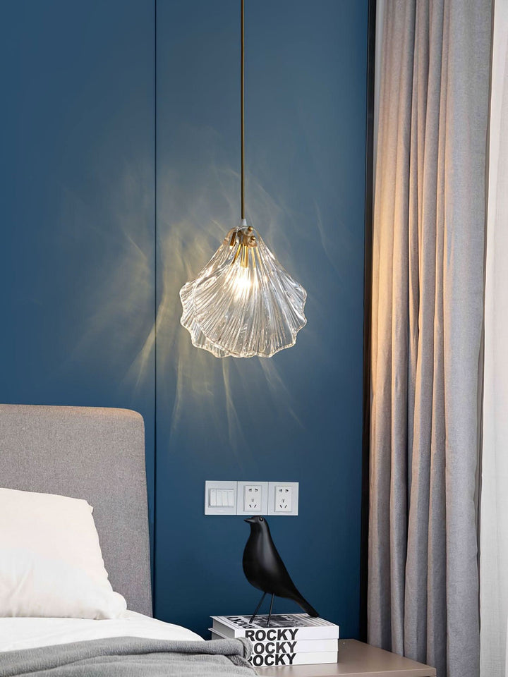 Skanto | Mini Shell Pendant Light – Glass Coastal Design