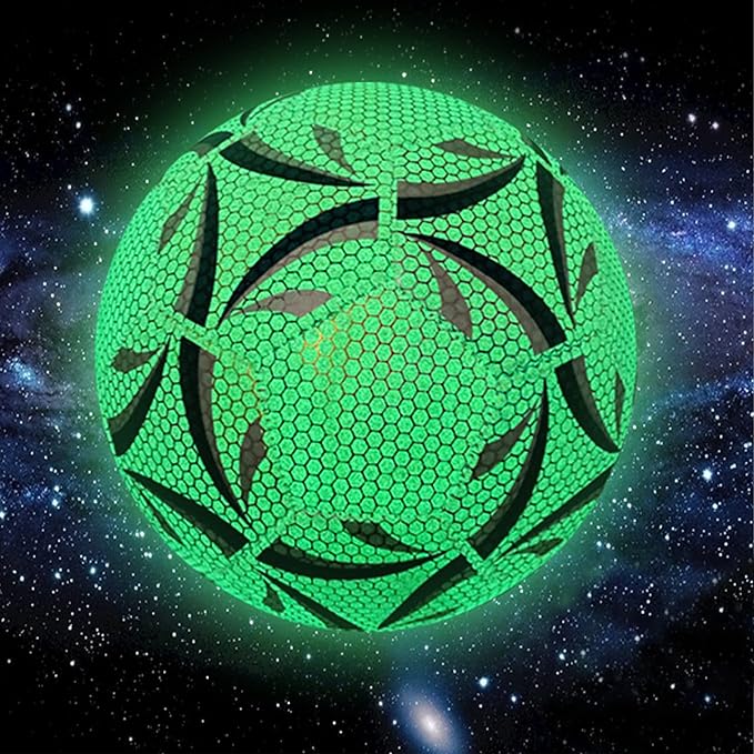 Skanto | GlowBall - Reflekterende fotball for nattebatterier og holdbar lek moro