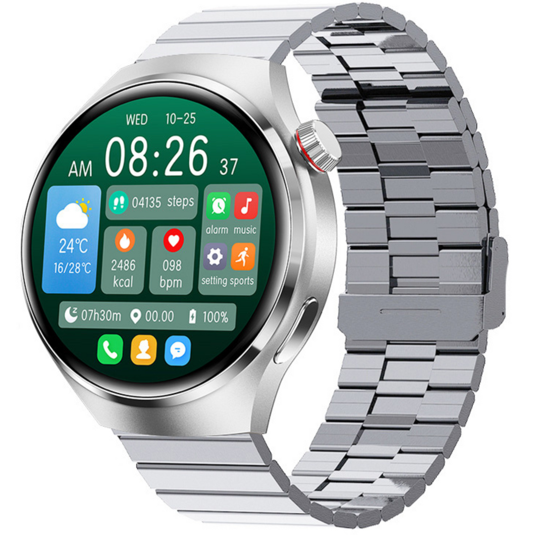 Skanto |  Smartklokke: Ideell for Sport, Forretning & Livsstil Ekg, Amoled Hd, Bluetooth, Hjertefrekvens Begrenset Utgave