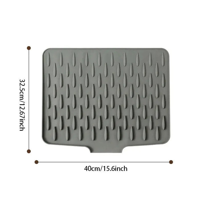 Skanto | Fleksibel BPA-fri silikontørkematte med varmebeskyttelse – 36×30 cm