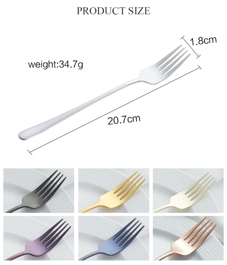 Skanto | Noble middagsgaffel med robust, blank overflate