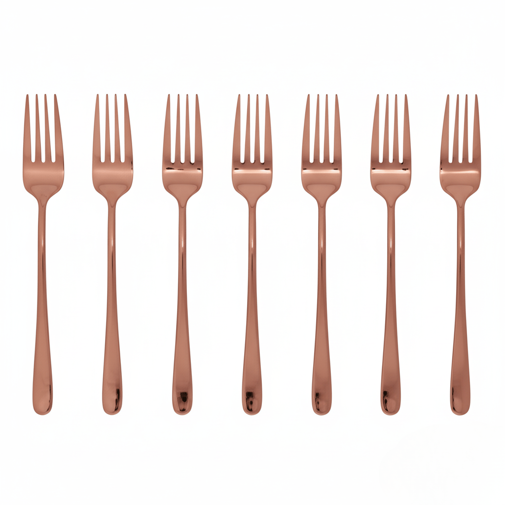 Skanto | Noble middagsgaffel med robust, blank overflate