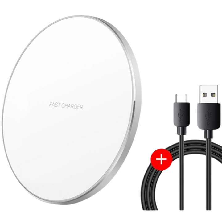 Skanto | 30W Rask Trådløs Ladeplate | Premium USB C Ladekabel MagSafe Lader for Apple iPhone, Samsung & Android - Rask Trådløs Ladeplate