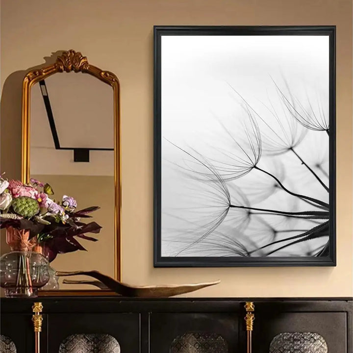 Moderne Livsstil Floral Veggkunst Minimalistisk Svart Hvit Plakat Fin Kunst Lerretstrykk Bilder For Stue Dekor | Skanto