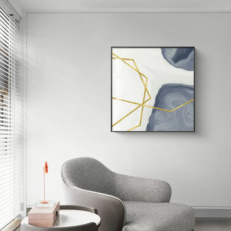 Enkel Minimalistisk Nordisk Abstrakt Kvadratformat Veggkunst Fin Kunst Lærrettrykk Bilder For Stue Soverom Spisestue Dekor | Skanto