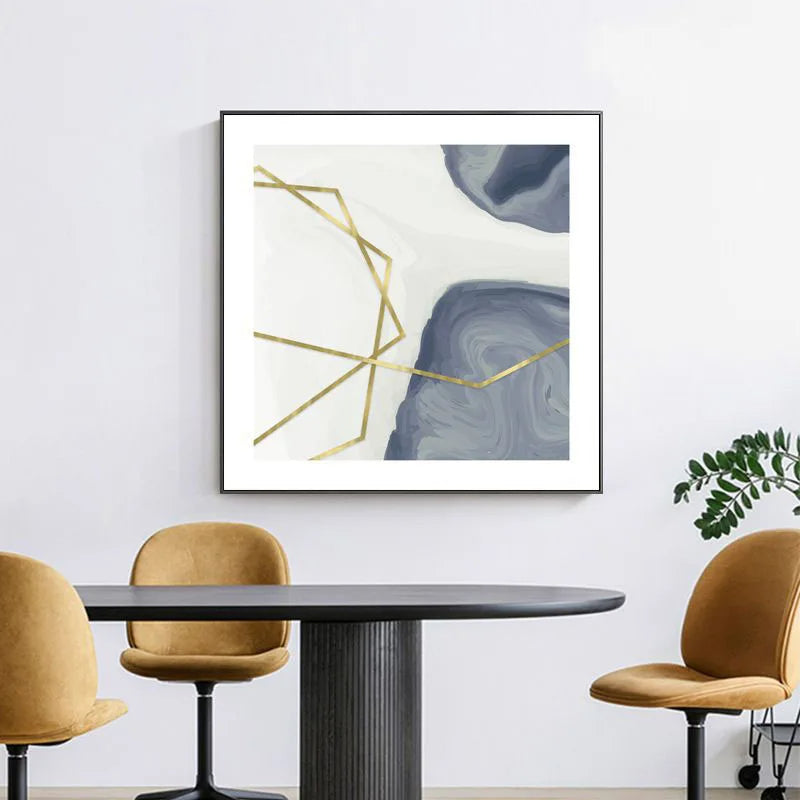 Enkel Minimalistisk Nordisk Abstrakt Kvadratformat Veggkunst Fin Kunst Lærrettrykk Bilder For Stue Soverom Spisestue Dekor | Skanto