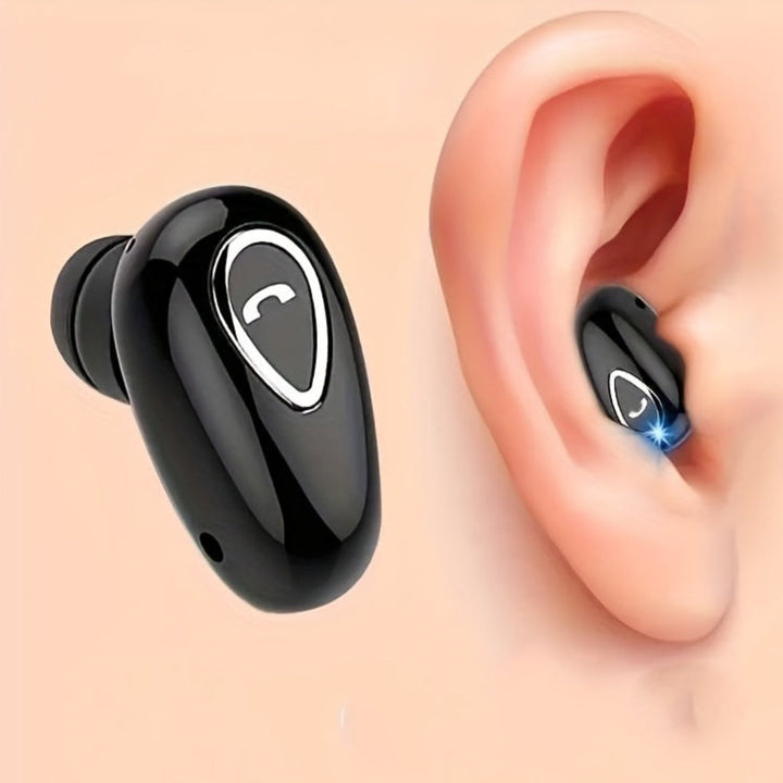 Skanto | Bluetooth Ørepropp Trådløs Mini Usynlig Enkelt Øre Hodetelefon