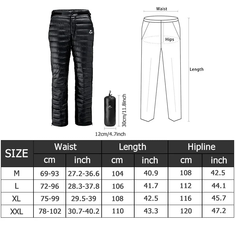 Skanto | Premium Termiske Dunbukser | Ekstrem Varme & Vanntett | S-XL