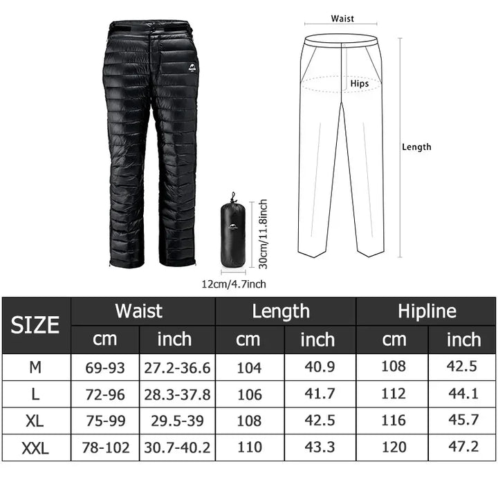 Skanto | Premium Termiske Dunbukser | Ekstrem Varme & Vanntett | S-XL