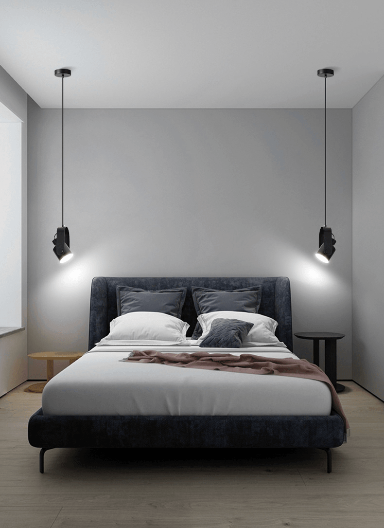 Skanto | Skandinavisk Pendellampe Treutseende Metall Minimalt Design