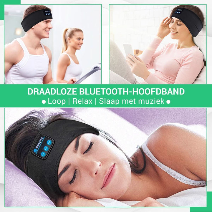 Skanto | Sleepwave Bluetooth Søvnband – Musikk Søvn Hjelpemiddel for Rolig Søvn & Avslapning