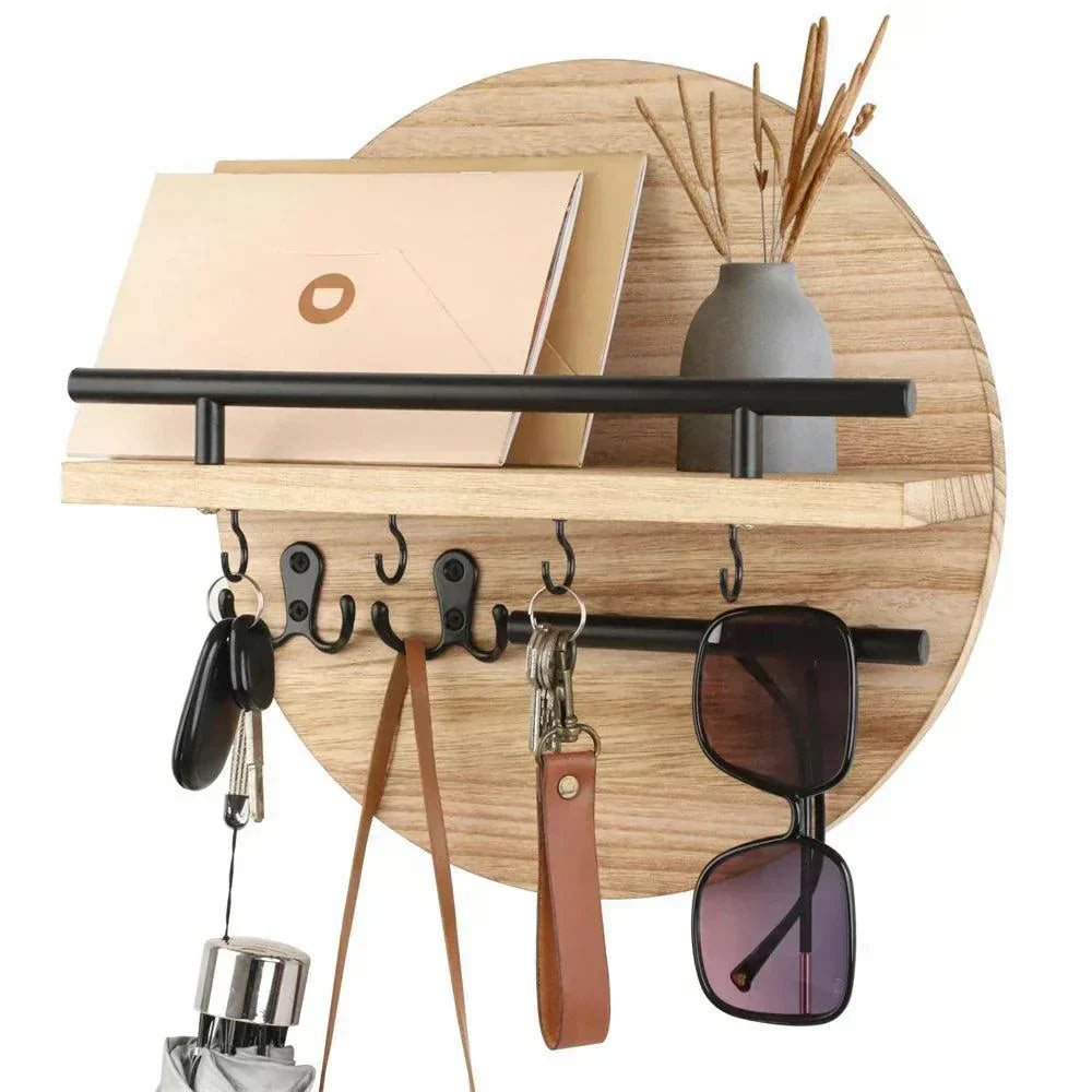 Skanto | EcoKey Trevegg Nøkkelholder – Bærekraftig Design & Minimalistisk Hjemorganisering