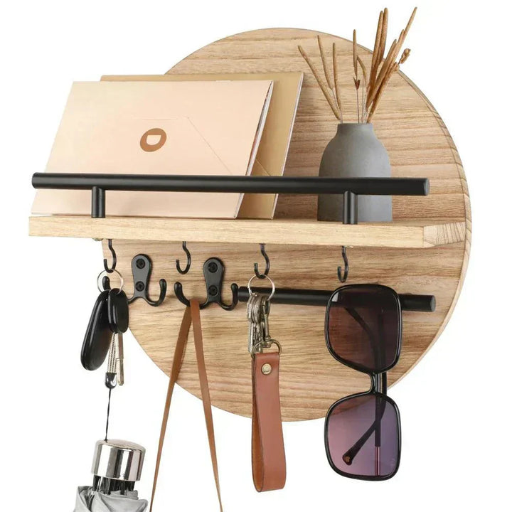 Skanto | EcoKey Trevegg Nøkkelholder – Bærekraftig Design & Minimalistisk Hjemorganisering