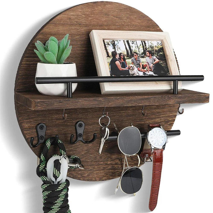 Skanto | EcoKey Trevegg Nøkkelholder – Bærekraftig Design & Minimalistisk Hjemorganisering