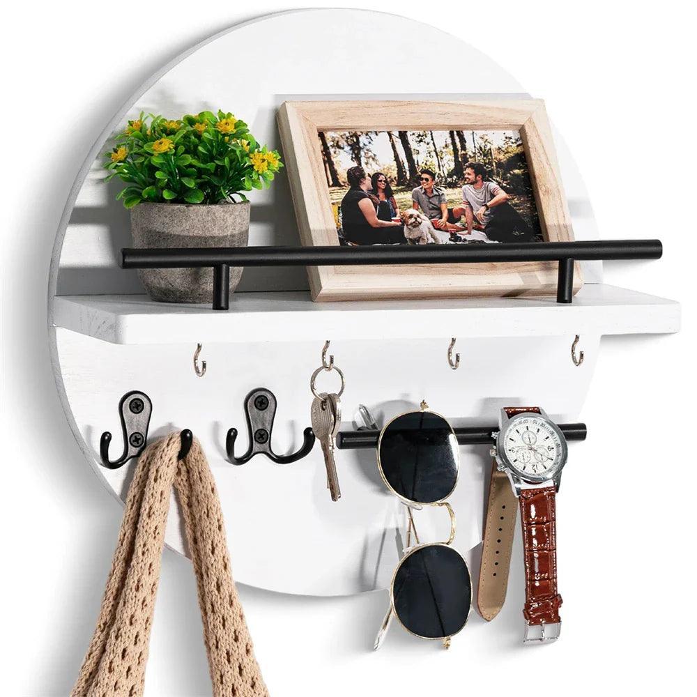 Skanto | EcoKey Trevegg Nøkkelholder – Bærekraftig Design & Minimalistisk Hjemorganisering