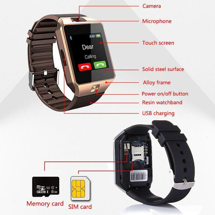 Skanto | Sport Bluetooth Smartklokke for Samsung Huawei Xiaomi Android Telefon