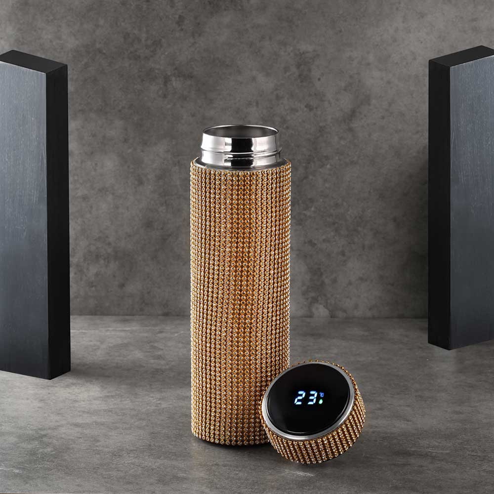 Skanto | Smart Flaske Termos I Smart Temperaturdisplay Zirconia Vakuumflaske 500 ML