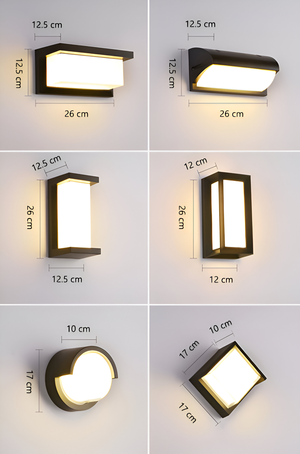 Smart utendørs vegglampe med bevegelsessensor – LED-belysning for sikkerhet og atmosfære | Skanto