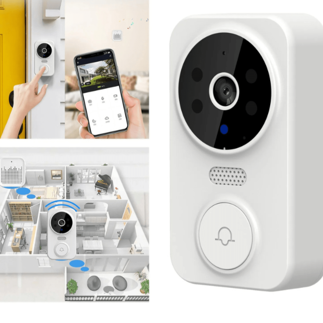 Skanto | Intelligent Dørklokke med HD Kamera & Bevegelsessensor