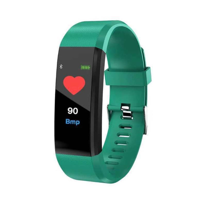 Skanto | Smart armbånd fitness tracker Klokke Helse Pulsbånd Blodtrykk Vanntett Smart armbånd for Menn Kvinner Smartband