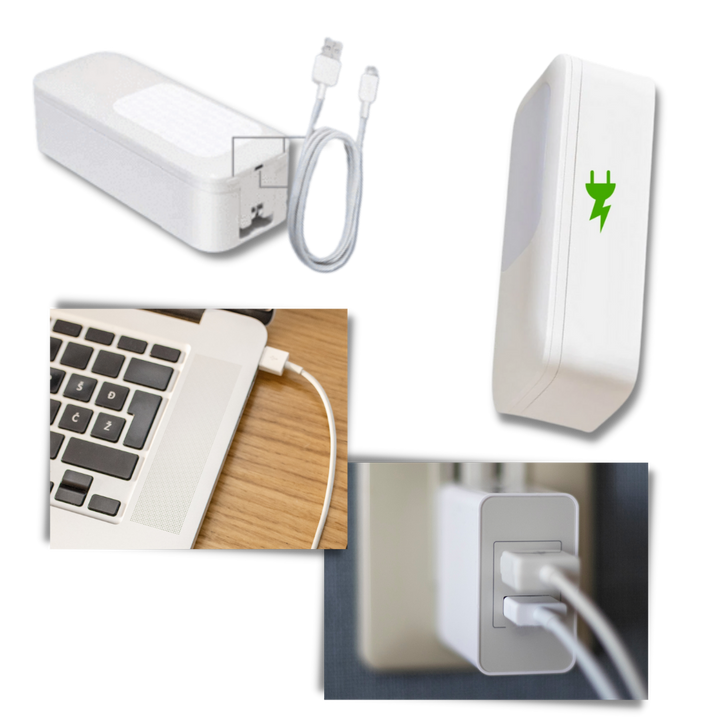 Smarttelefonholder med integrert Bluetooth-lyssett