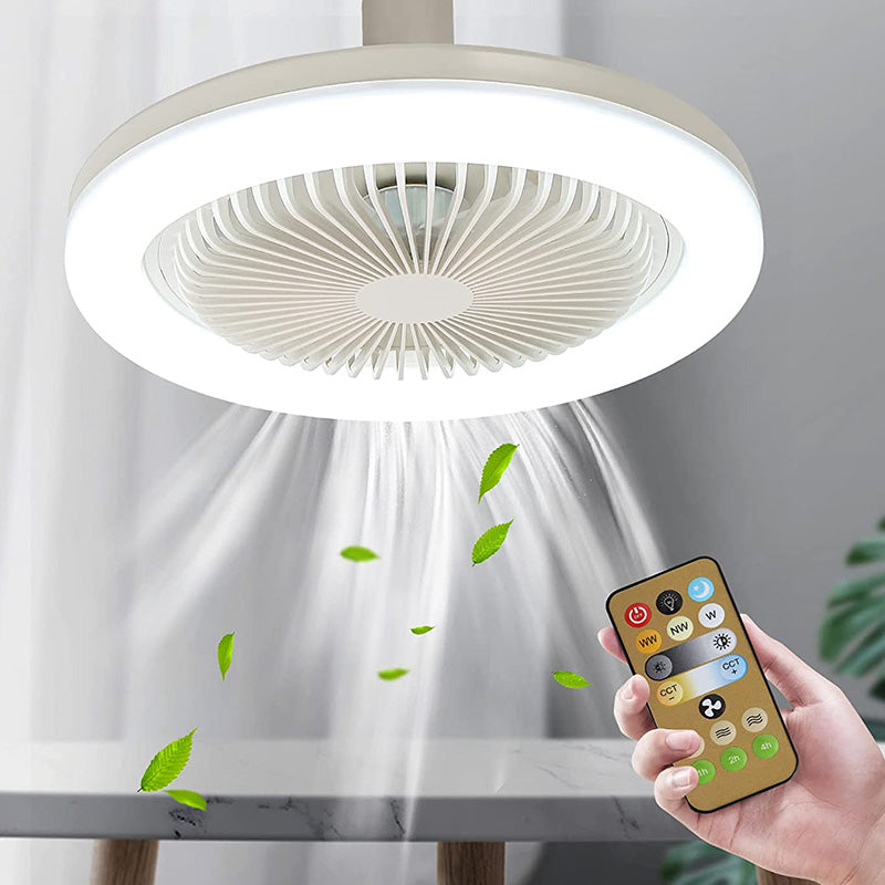 BreezeGlow Vifte Lys – Takvifte med fjernkontroll Skanto