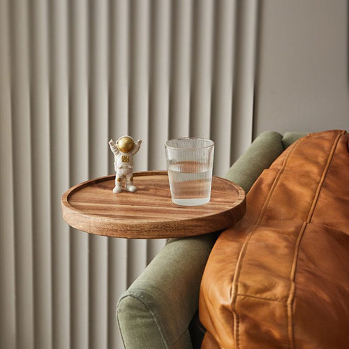 Skanto | Nero – Justerbar Tre Sofa Armlene Brett | Moderne Sofa Arm Bord