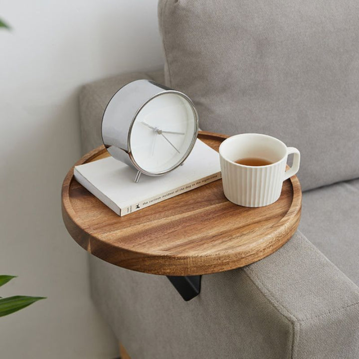 Skanto | Nero – Justerbar Tre Sofa Armlene Brett | Moderne Sofa Arm Bord