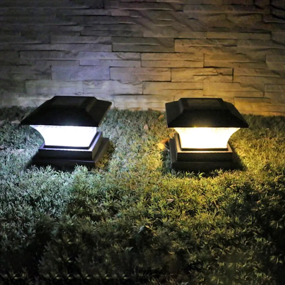 Solcelledrevet LED-utendørsbelysning – LumiPillar, energieffektiv belysning for hage, oppkjørsel eller terrasse