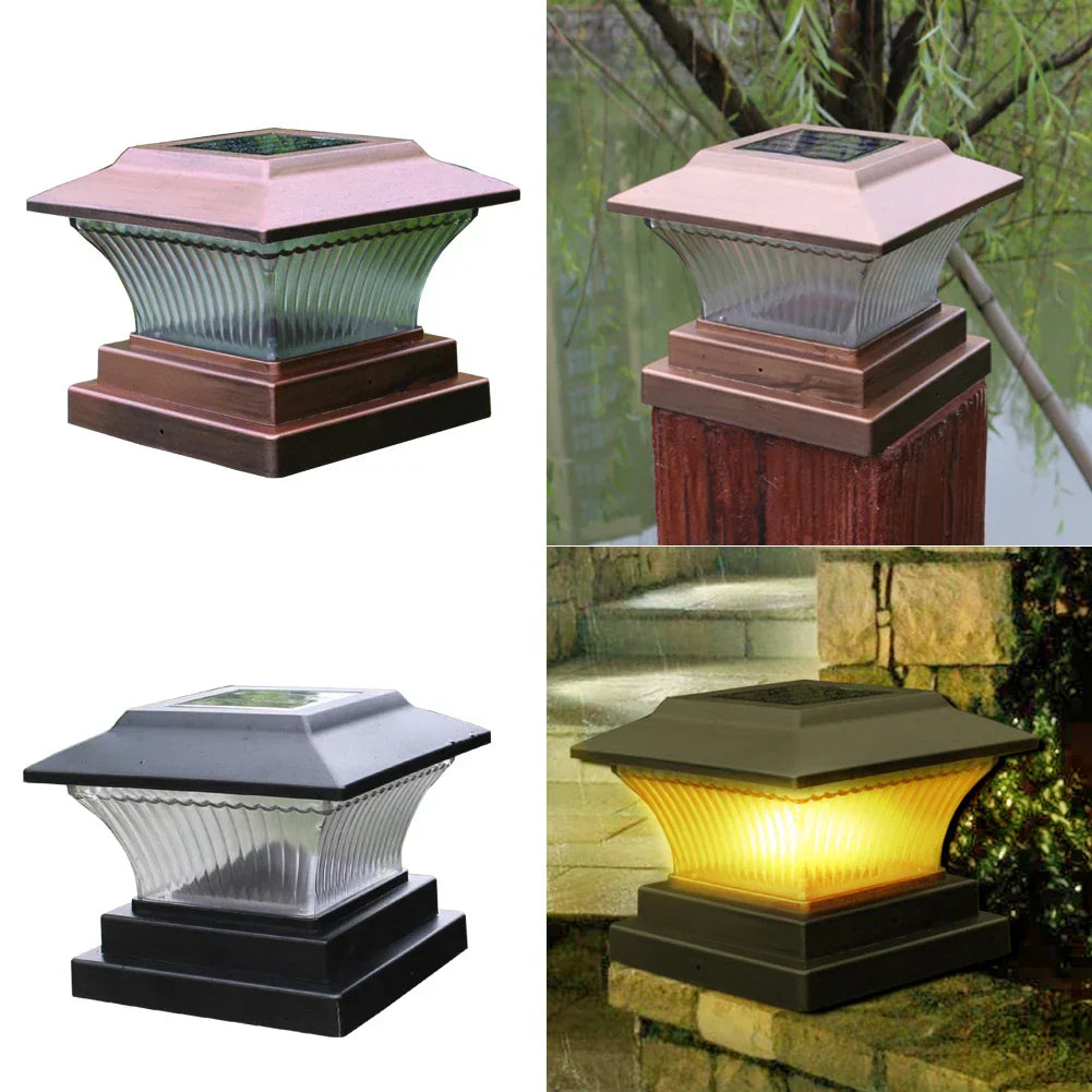 Solcelledrevet LED-utendørsbelysning – LumiPillar, energieffektiv belysning for hage, oppkjørsel eller terrasse