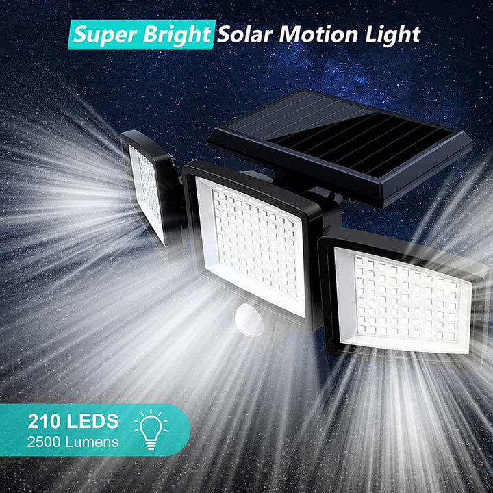 SolarGuard - Super Bright LED Sikkerhetslys med Bevegelsessensor | Skanto